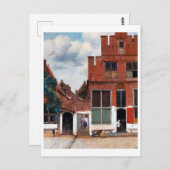 オランダアリー、ヨハネス・フェルメール ポストカード (正面/裏面)