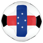 オランダアンティル国旗 サッカーボール (回転)