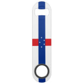 オランダアンティル国旗 スピード栓抜き (正面)