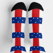 オランダアンティル国旗 ソックス (上部)
