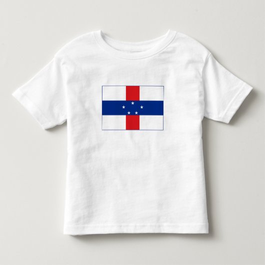 オランダアンティル国旗 トドラーTシャツ (正面)
