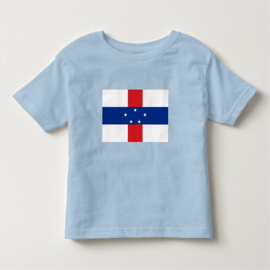 オランダアンティル国旗 トドラーTシャツ (正面)