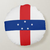 オランダアンティル国旗 ラウンドクッション (裏面)