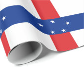 オランダアンティル国旗 ラッピングペーパー (ロールコーナー)