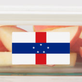 オランダアンティル国旗 ラベル (貼付)