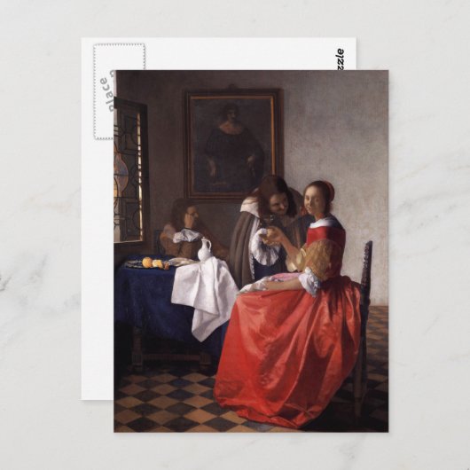 オランダアーティストバーメ絵画アー ポストカード (正面/裏面)