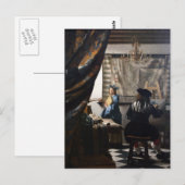 オランダアーティス絵画ト・バーメールの絵画芸術 ポストカード (正面/裏面)