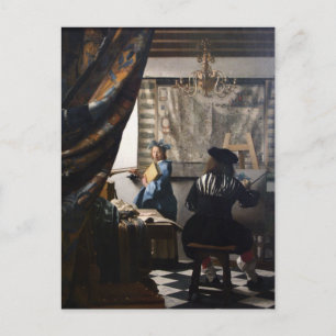 オランダアーティス絵画ト・バーメールの絵画芸術 ポストカード
