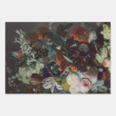 オランダアートラッピングペーパー フラットシート3枚セット ラッピングペーパーシート (正面2)