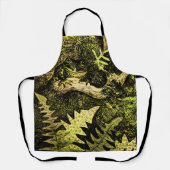 オランダアールヌーボーカエルinツリー エプロン (正面)