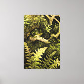 オランダアールヌーボーカエルinツリー キャンバスプリント (正面)