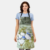 オランダアールヌーボーダックスアンドゲーゼ エプロン (着用した状態)