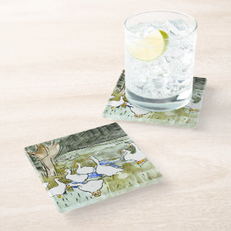 オランダアールヌーボーダックスアンドゲーゼ ガラスコースター