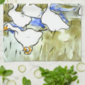 オランダアールヌーボーダックスアンドゲーゼ キッチンタオル (折り畳み)