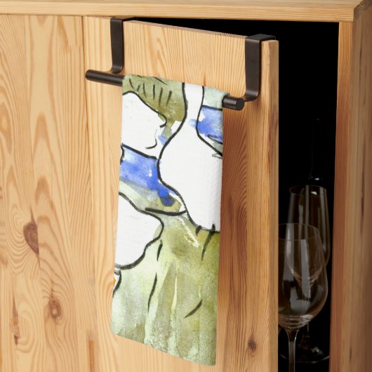 オランダアールヌーボーダックスアンドゲーゼ キッチンタオル (三つ折り)