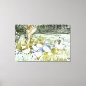 オランダアールヌーボーダックスアンドゲーゼ キャンバスプリント (正面)