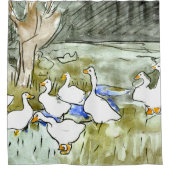 オランダアールヌーボーダックスアンドゲーゼ シャワーカーテン (正面)