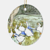 オランダアールヌーボーダックスアンドゲーゼ セラミックオーナメント (左)