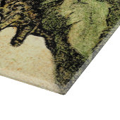 オランダアールヌーボートアドアンドドグウッド カッティングボード (角)