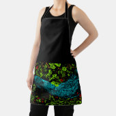 オランダアールヌーボーピーコックアンドバタフライ エプロン (インサイチュ)