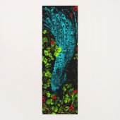 オランダアールヌーボーピーコックアンドバタフライ ヨガマット (裏面)