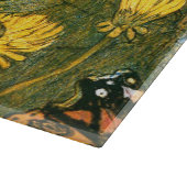 オランダアールヌーボー牧草地ワイルドフラワーズ、蝶 カッティングボード (角)