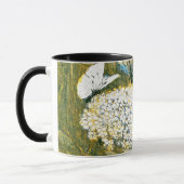 オランダアールヌーボー牧草地ワイルドフラワーズ、蝶 マグカップ (左)