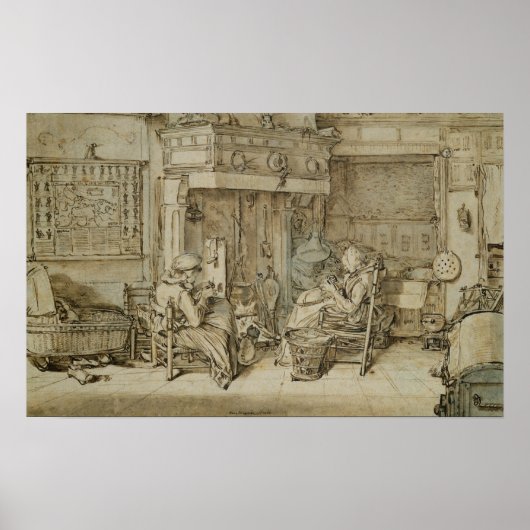 オランダインテリア, 1617 ポスター (正面)