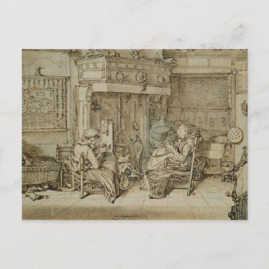 オランダインテリア, 1617 ポストカード (正面)