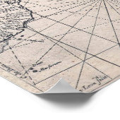 オランダイーストインディ1689 – 非常に高い解像度。 ポスター (角)