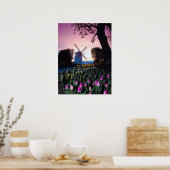 オランダウィンドミルアットサンセットインホーランドポスター ポスター (キッチン)