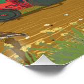 オランダウィンドミルカントリーサイドランドスケープオランダ ポスター (コーナー)