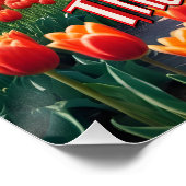 オランダウィンドミル&チューリップ ポスター (コーナー)