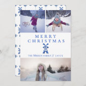 オランダウィン数々のドミル – フォトホリデーカード シーズンカード (正面/裏面)