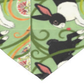 オランダウサギオングリーンタイルホームアクセント テーブルクロス (アングル)