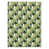 オランダウサギオングリーンタイルホームアクセント テーブルクロス (正面)