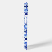 オランダエレガントデルフトブルーフローラアートパターン Case-Mate iPhoneケース (裏面 / 右)