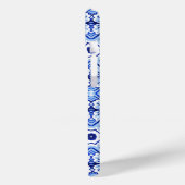 オランダエレガントデルフトブルーフローラアートパターン Case-Mate iPhoneケース (裏面 / 左)