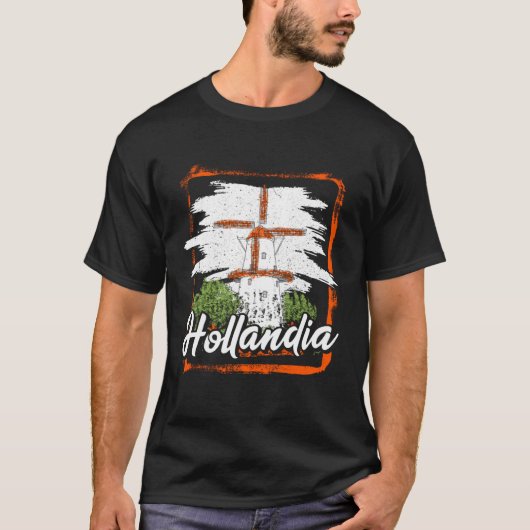 オランダオランダアムステルダム Tシャツ (正面)