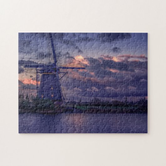 オランダオランダウィンドミルリバースカイジグ ジグソーパズル (横)
