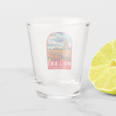 オランダオランダトラベルアートヴィンテージ ショットグラス (裏面)