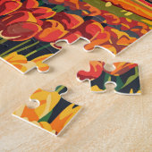 オランダオランダトラベルアートヴィンテージ ジグソーパズル (側面)