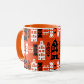 オランダオランダフォークアートプリント マグカップ (正面左)