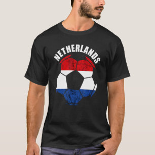 オランダオランダプライドオランダサッカープレーヤー Tシャツ