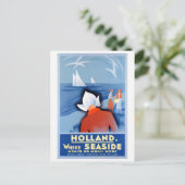 オランダオランダリニューアルヴィンテージ旅行ポスター ポストカード (スタンド正面)