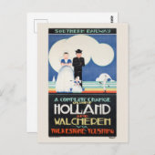 オランダオランダヴィンテージポスター1924 ポストカード (正面/裏面)