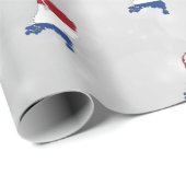 オランダオランダ国旗の地図 ラッピングペーパー (ロールコーナー)