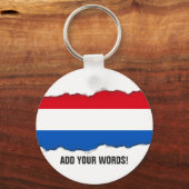 オランダオランダ国旗 キーホルダー (正面)