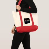 オランダオランダ国旗bk itcnに掲揚 トートバッグ (正面(商品))