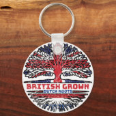 オランダオランダ英国統一されたキングダムブリティッシュツリー キーホルダー (正面)